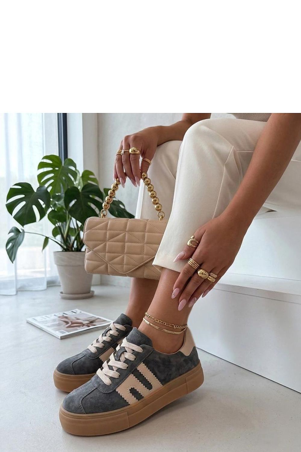 Blauwe sport schoenen voor dames