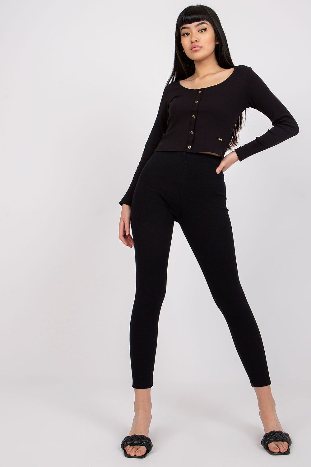 Zwarte Lange Legging