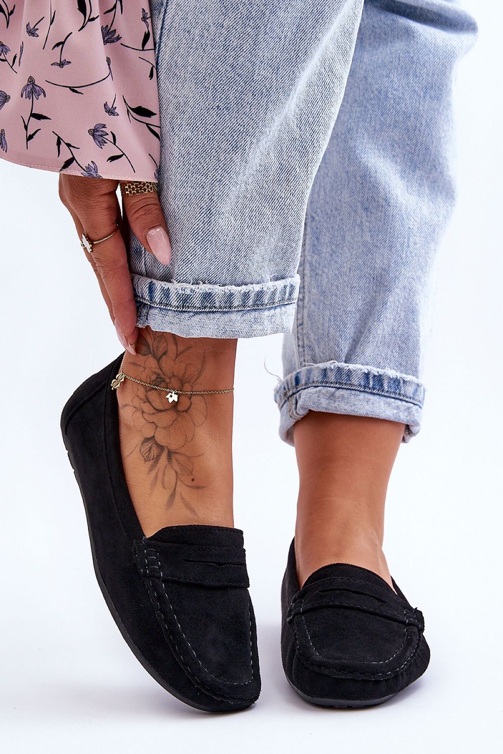 Zwarte moccassins