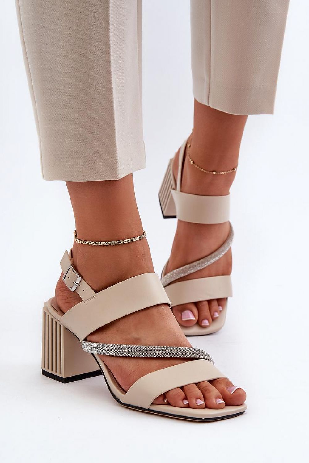  sandalen op hak model 195551 Step in style 