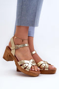  sandalen op hak model 196334 Step in style 
