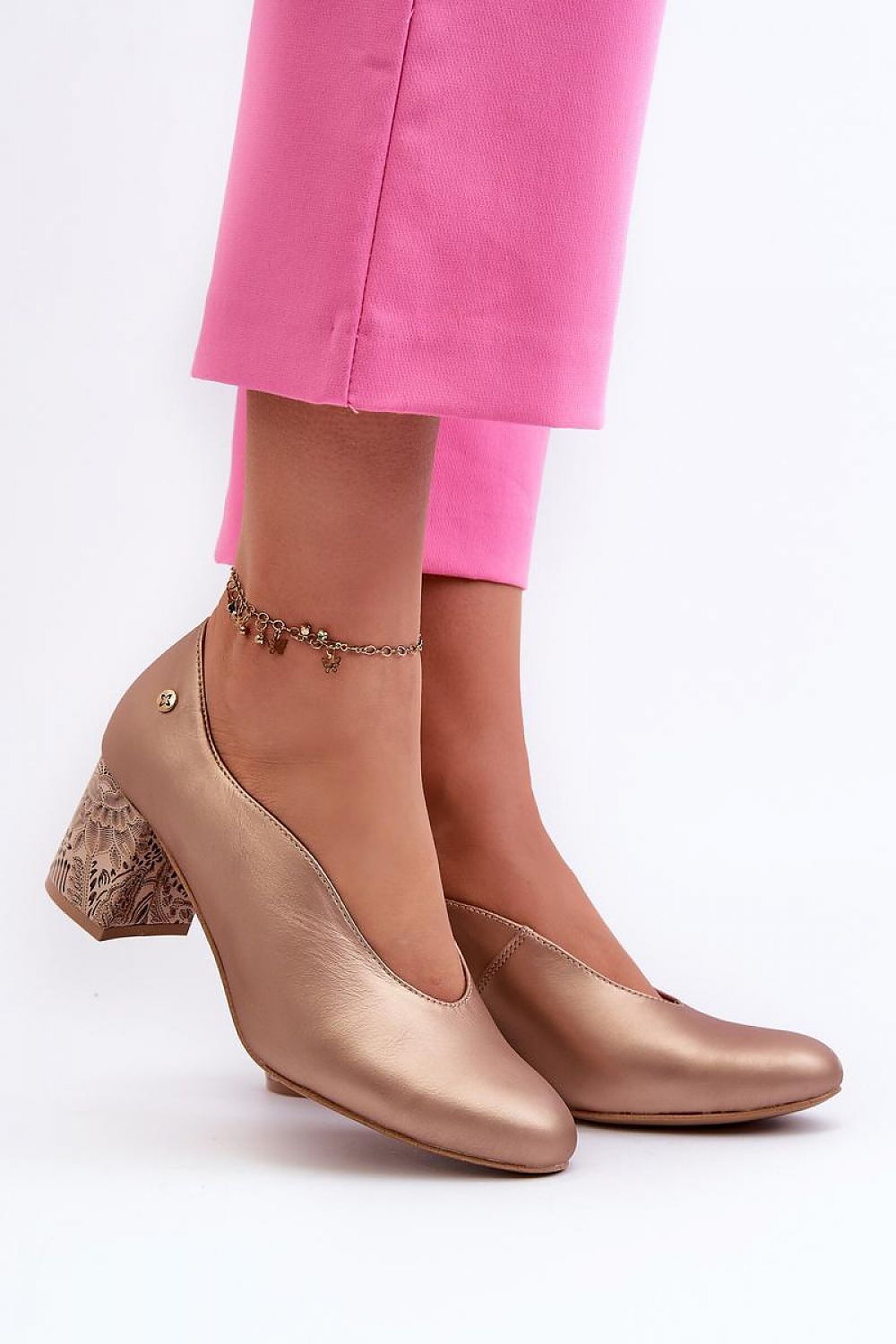  Pumps met dikke hak model 198121 Step in style 