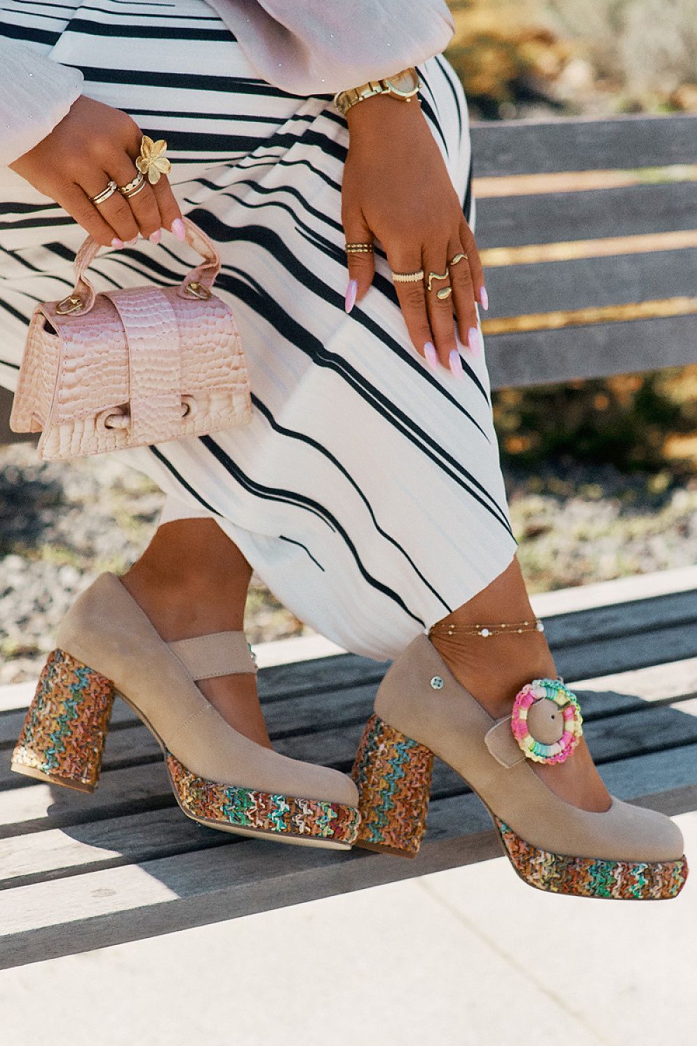  Pumps met dikke hak model 212999 Step in style 