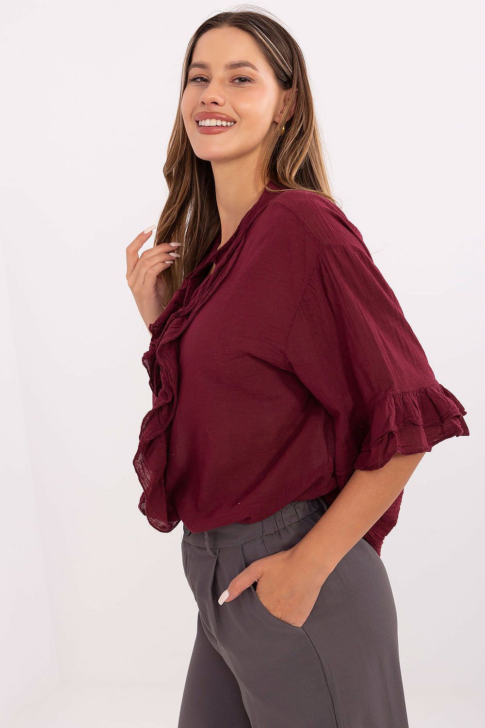  Damesoverhemd model 215811 Italy Moda 