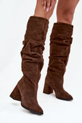  Laarzen met hoge hakken model 219401 Step in style 