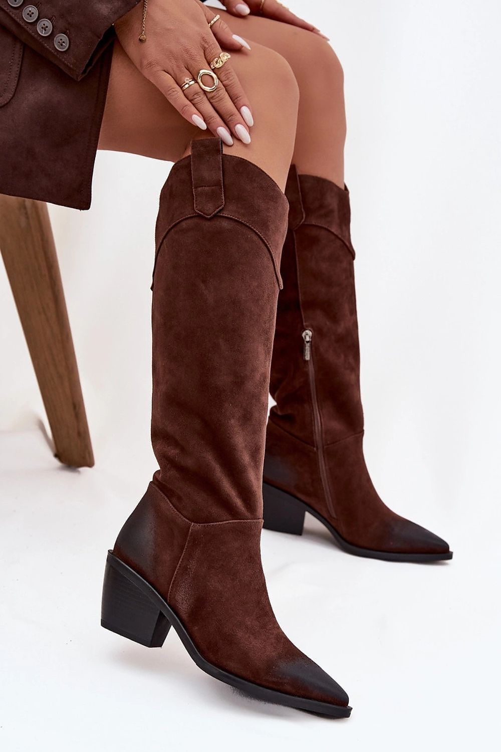  Laarzen met hoge hakken model 219399 Step in style 