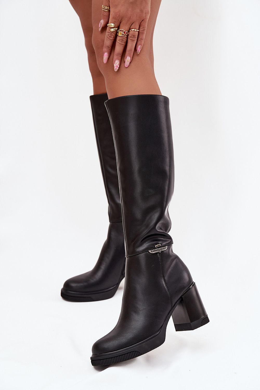  Laarzen met hoge hakken model 219586 Step in style 