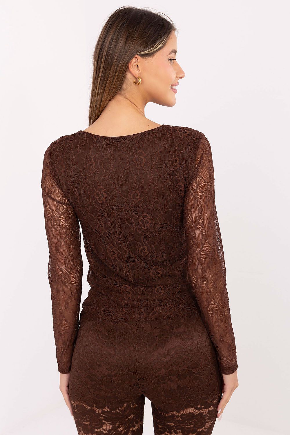 Kanten blouse model 220321 Italy Moda 