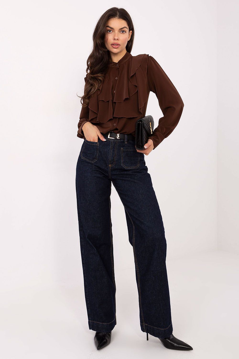  Overhemd met lange mouwen model 220563 Rue Paris 