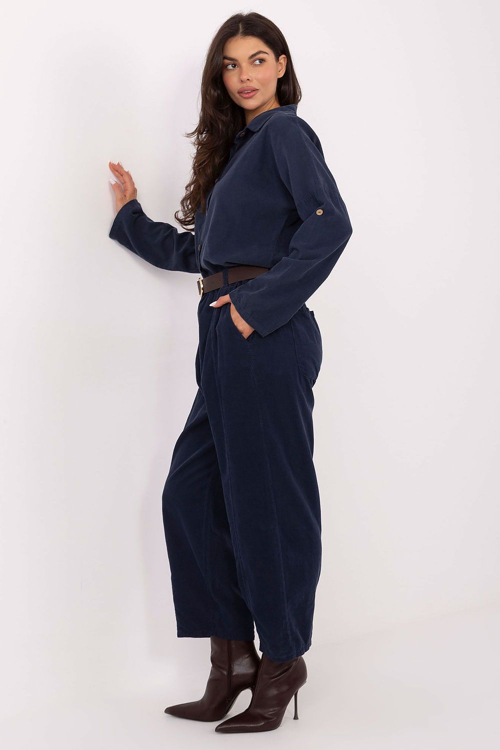  corduroy broek model 220818 Italy Moda 