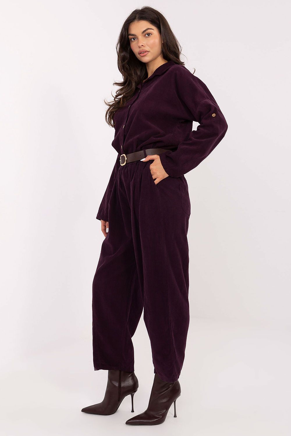  corduroy broek model 220820 Italy Moda 