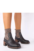  Laarsjes met hoge hak model 222348 Solea 