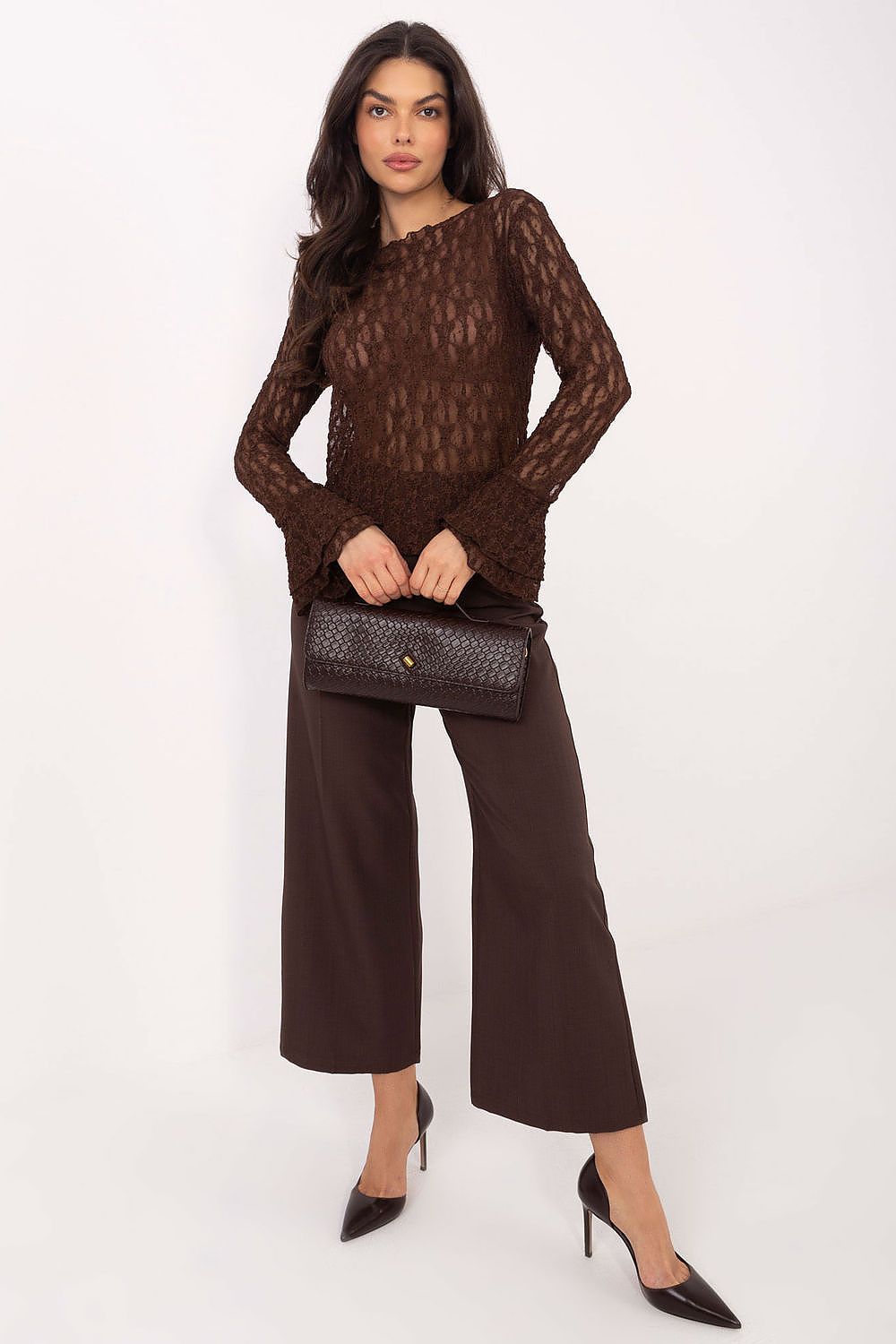  Kanten blouse model 222447 Italy Moda 