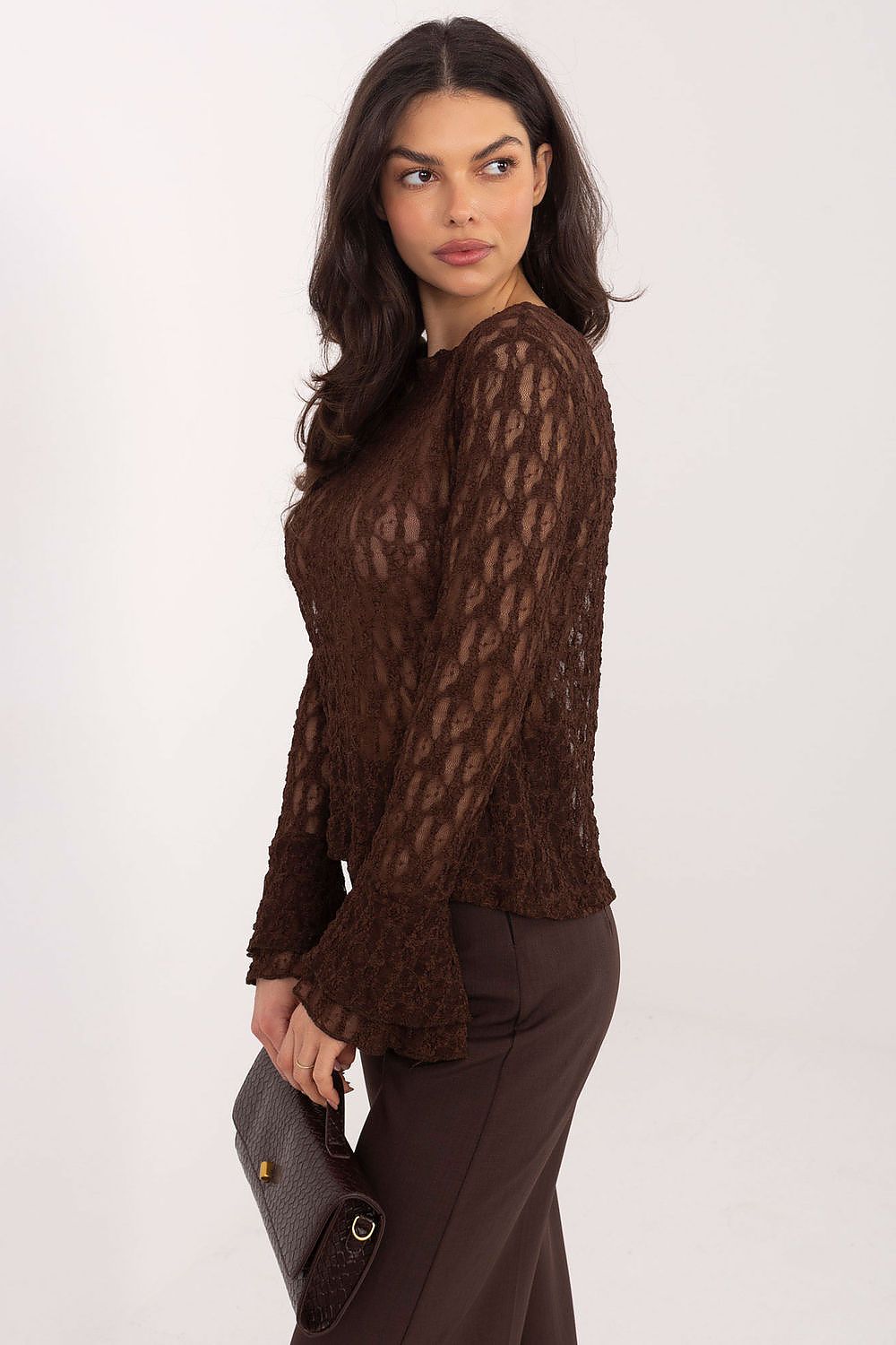  Kanten blouse model 222447 Italy Moda 