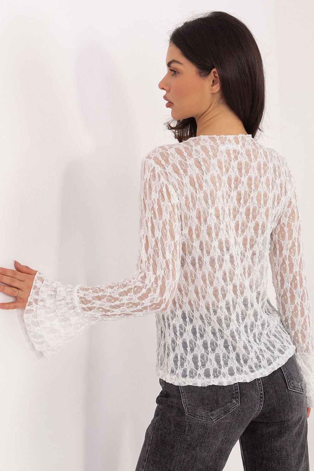  Kanten blouse model 222450 Italy Moda 