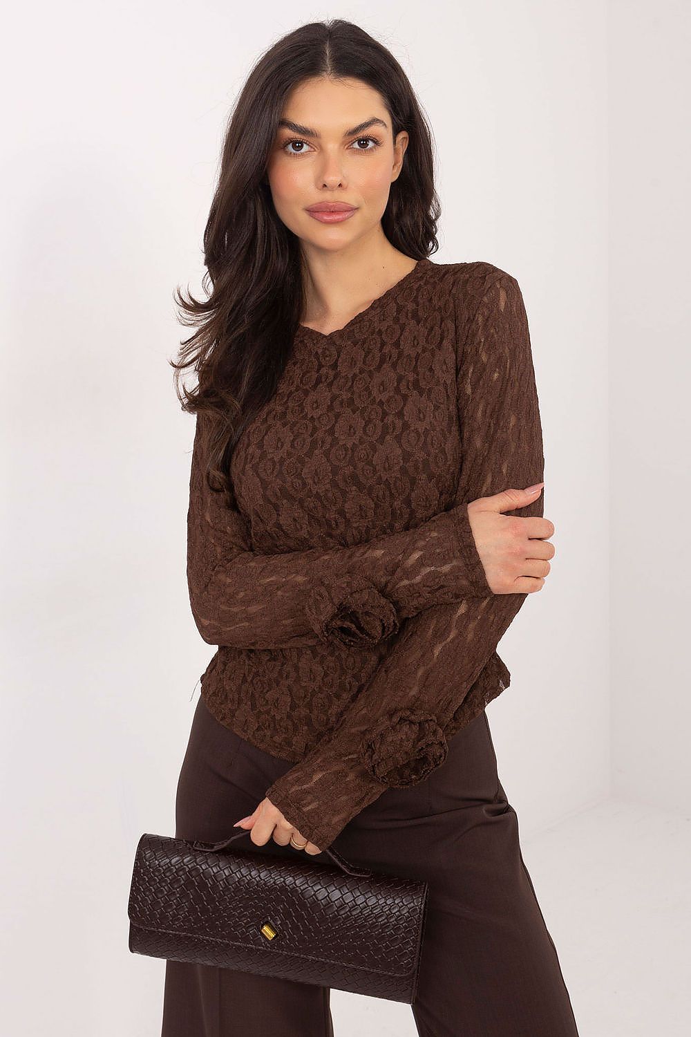  Kanten blouse model 222451 Italy Moda 
