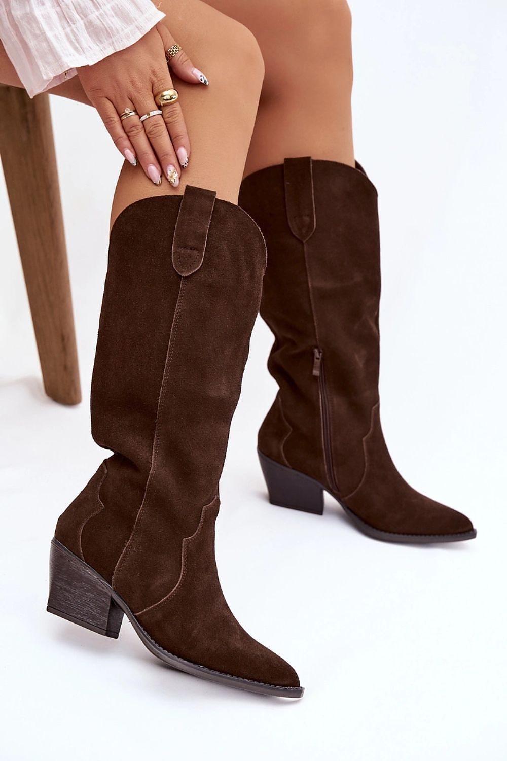  Laarzen met hoge hakken model 222727 Step in style 