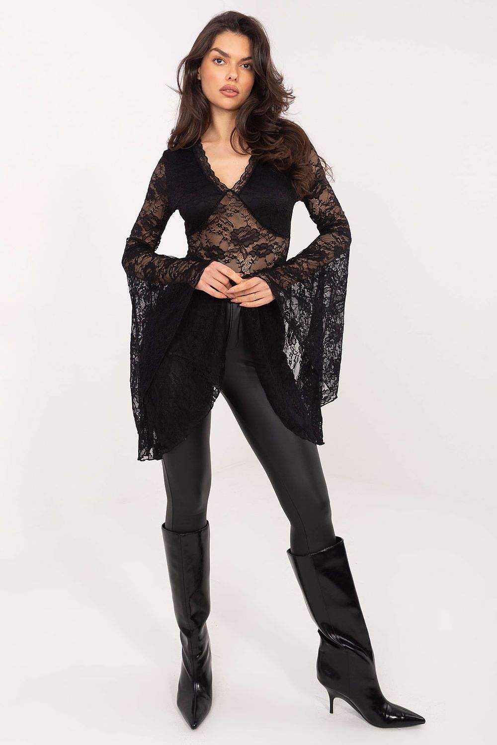 Kanten blouse model 222812 Factory Price 