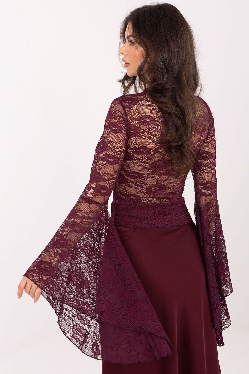  Kanten blouse model 222813 Factory Price 