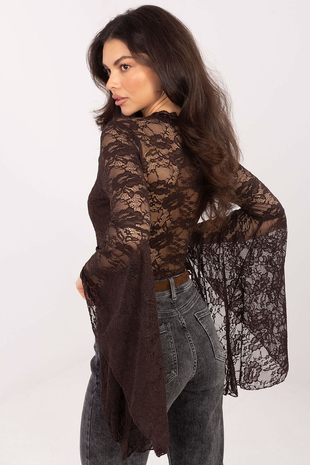  Kanten blouse model 222811 Factory Price 