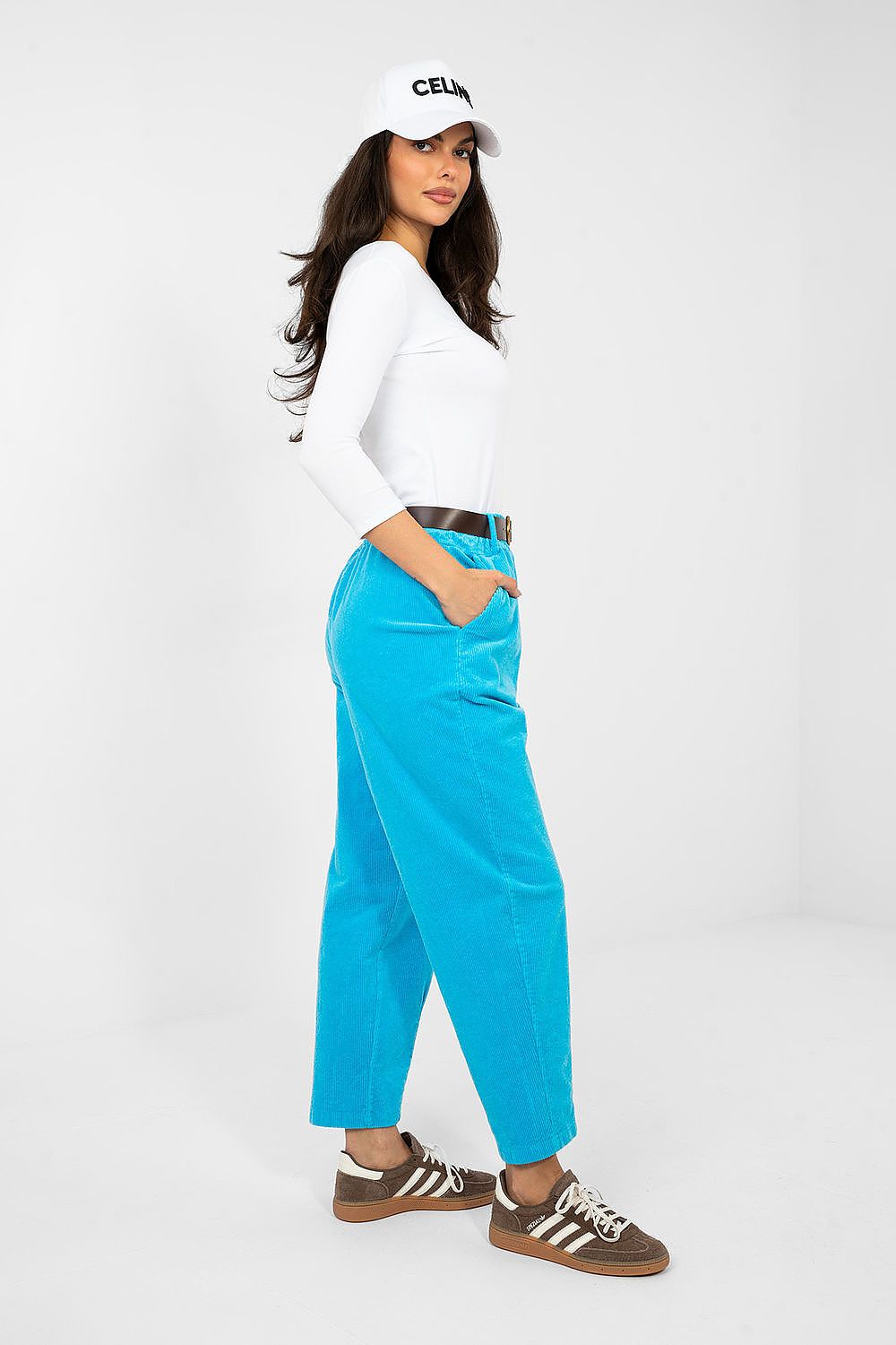 corduroy broek model 224057 Italy Moda 