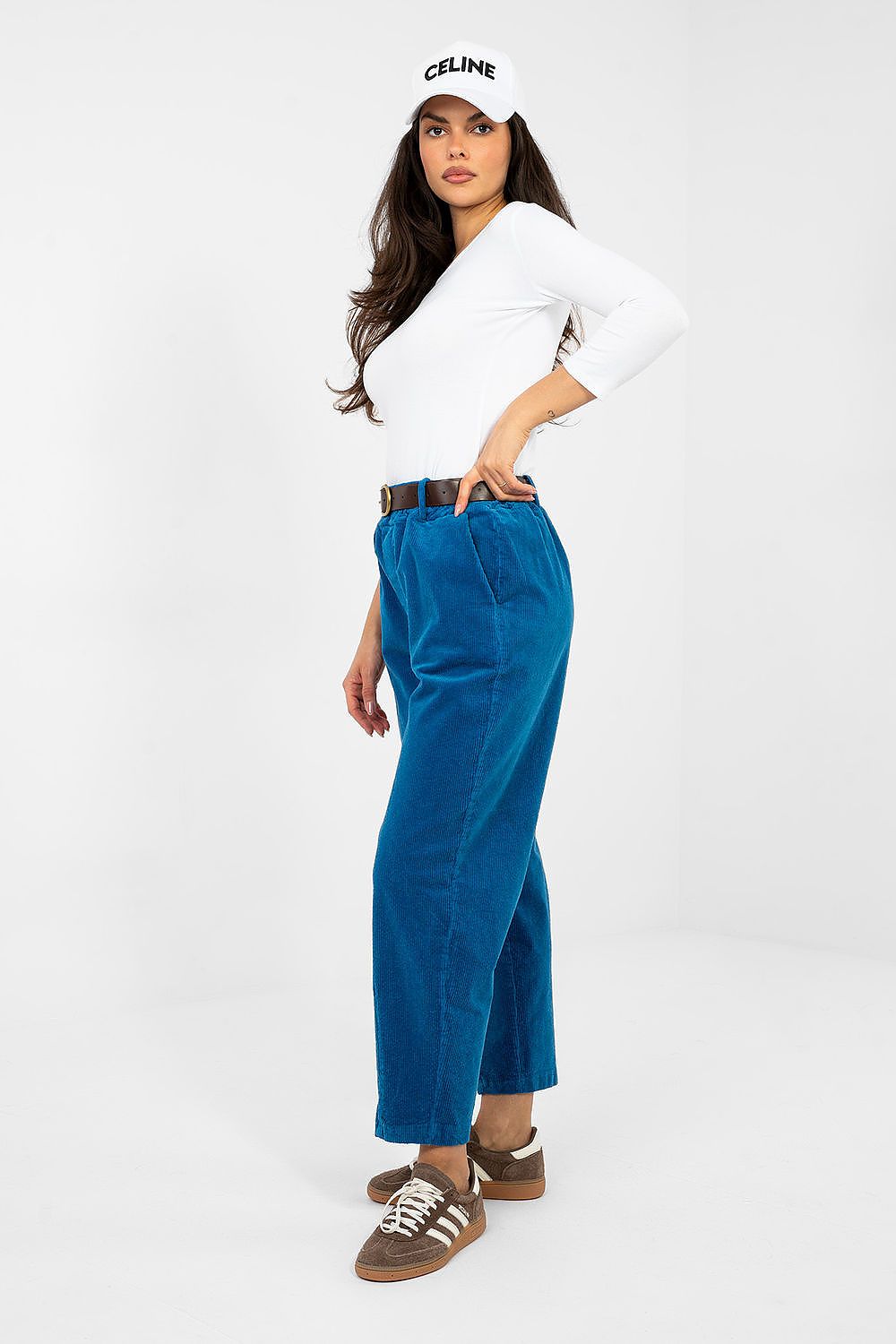  corduroy broek model 224058 Italy Moda 