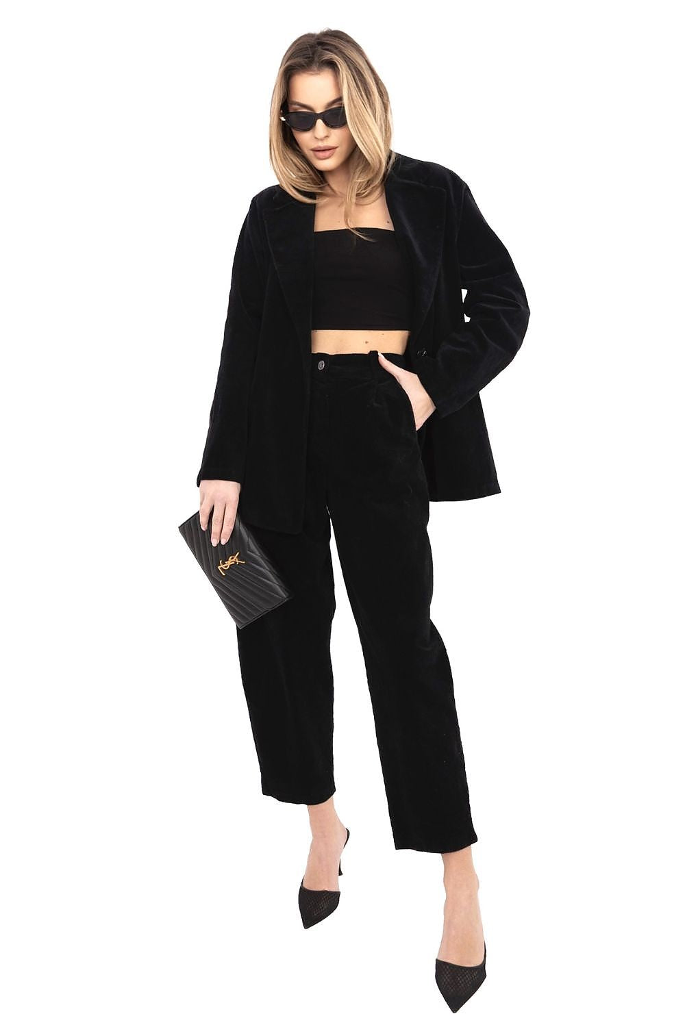  corduroy broek model 225001 Rue Paris 