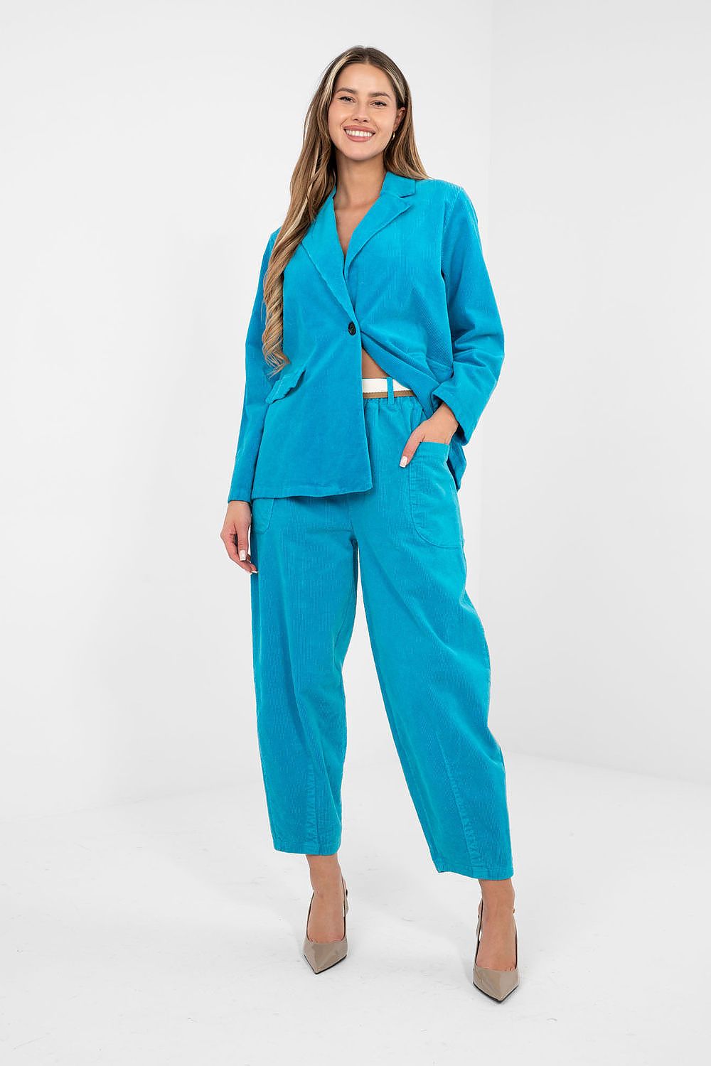  corduroy broek model 225093 Rue Paris 
