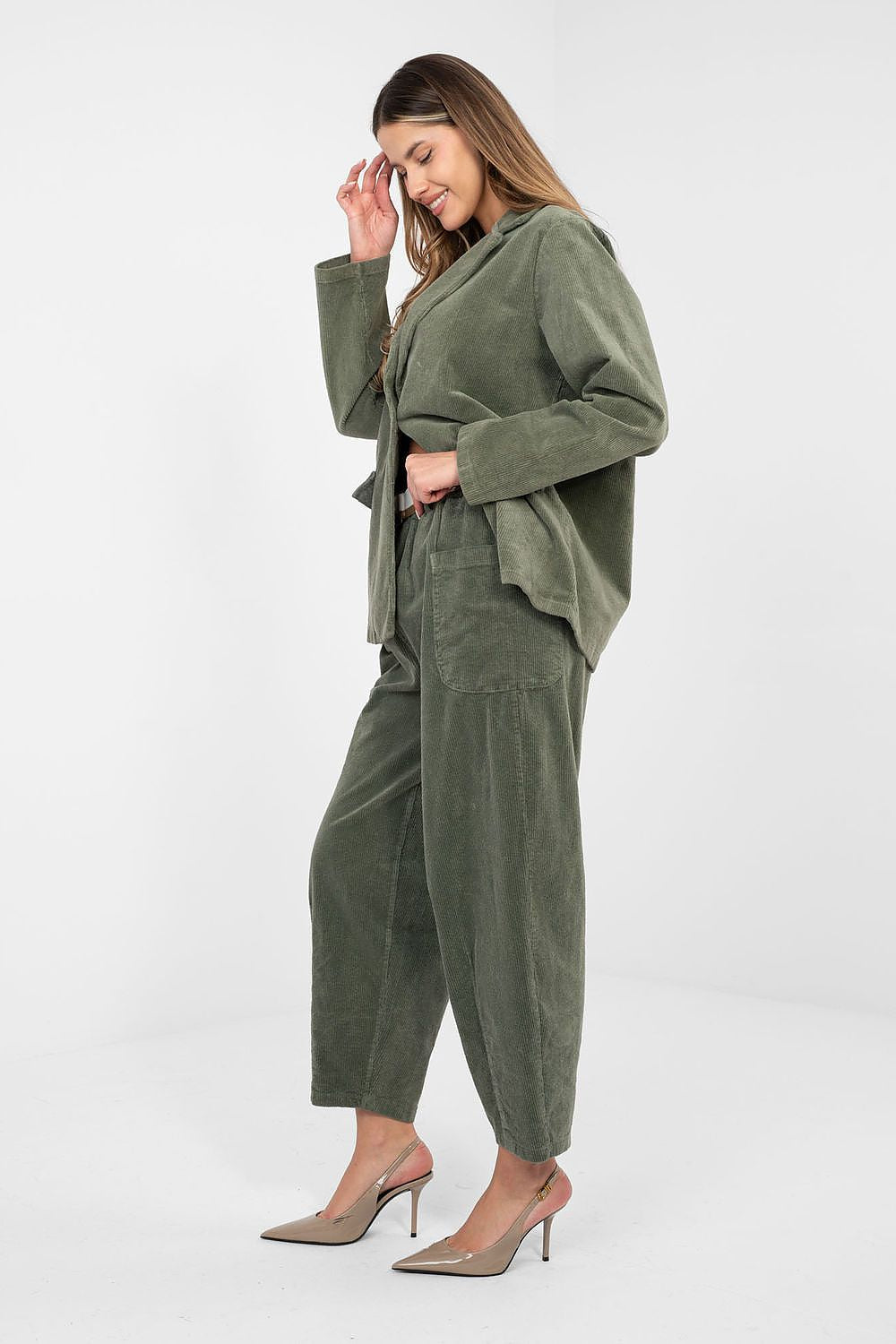 corduroy broek model 225094 Rue Paris 