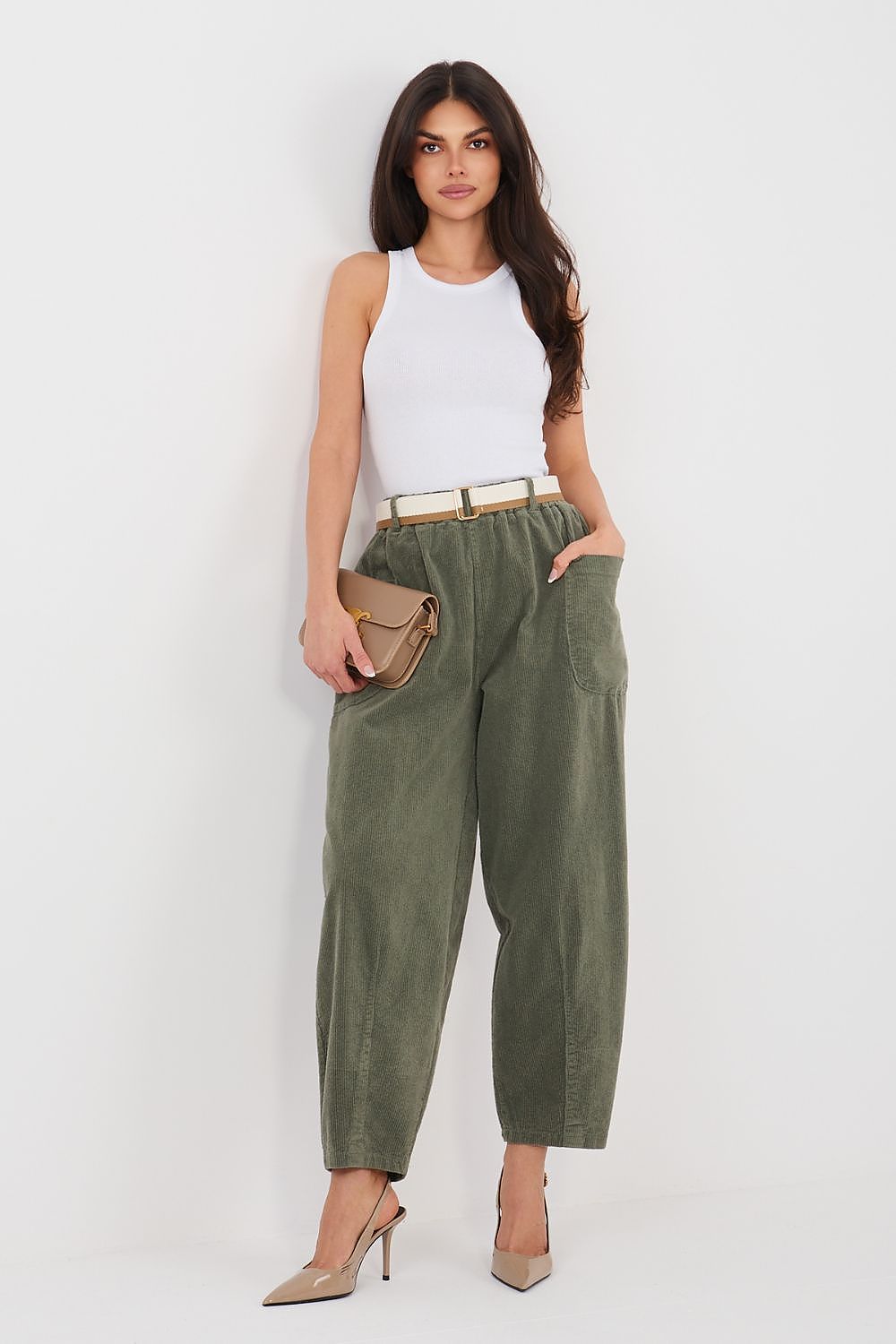  corduroy broek model 225094 Rue Paris 