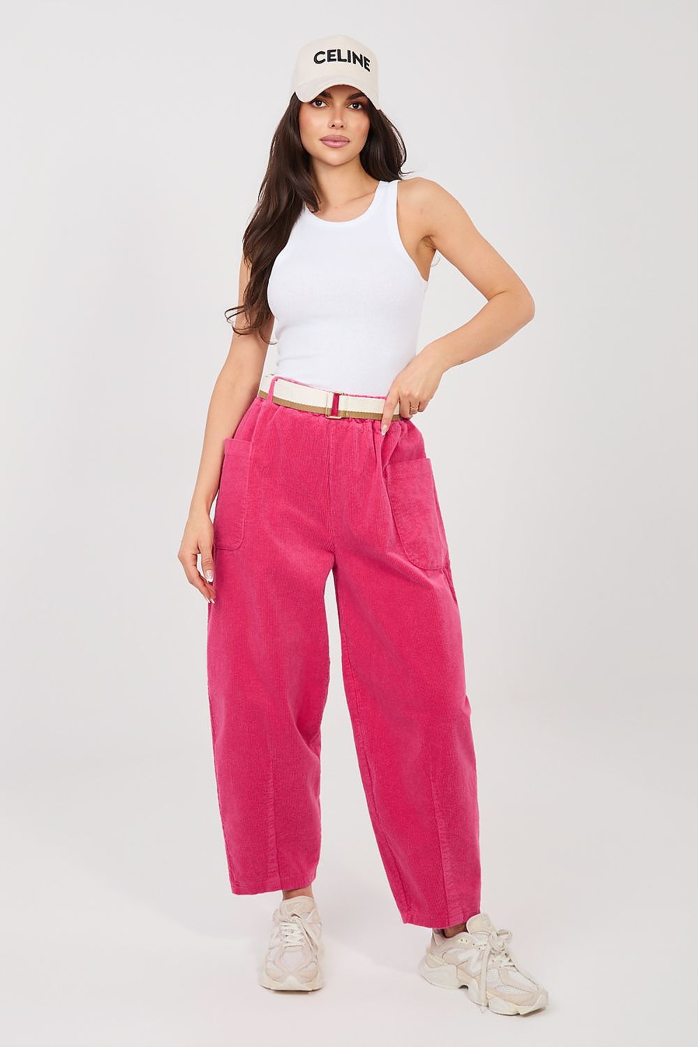  corduroy broek model 225095 Rue Paris 