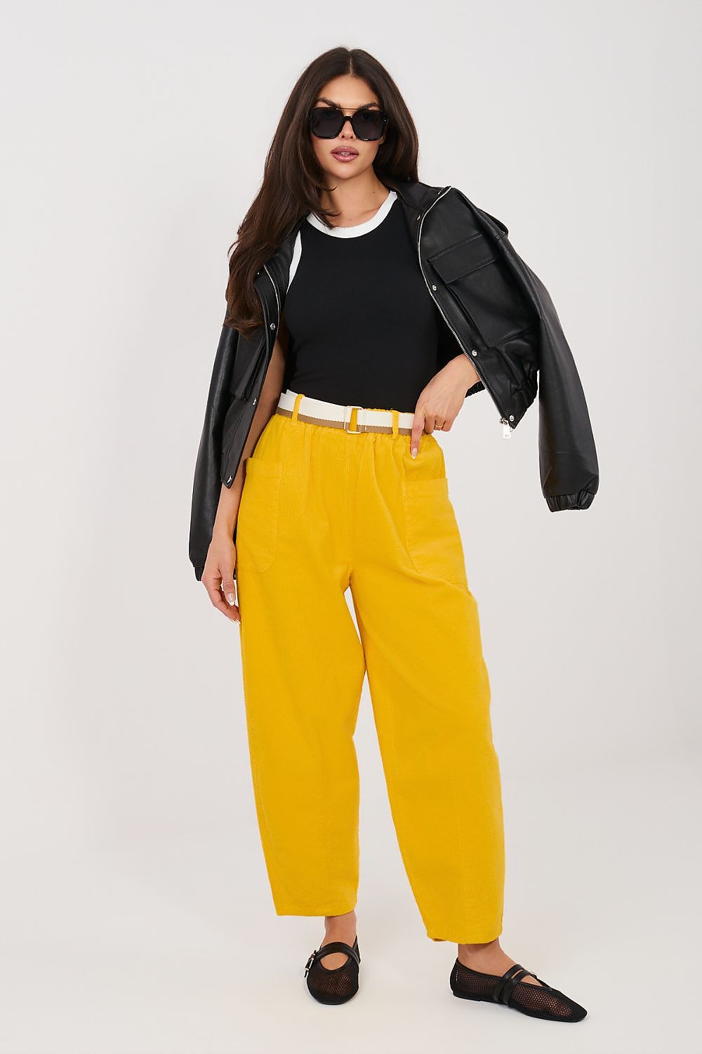  corduroy broek model 225096 Rue Paris 