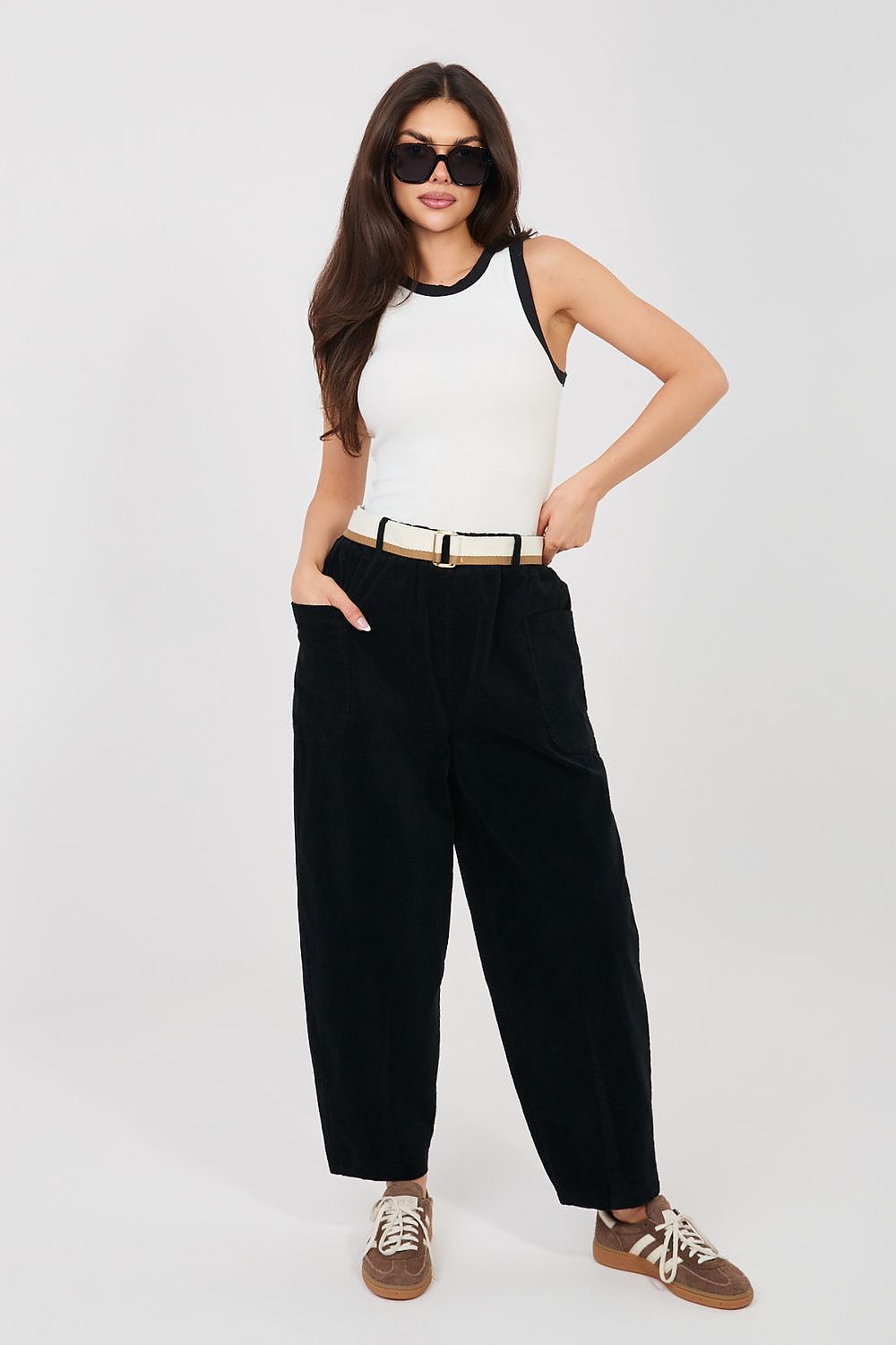  corduroy broek model 225098 Rue Paris 