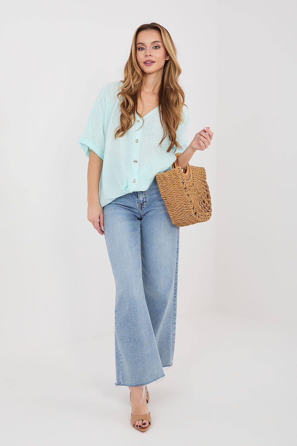  Overhemd met korte mouwen model 225511 Italy Moda 