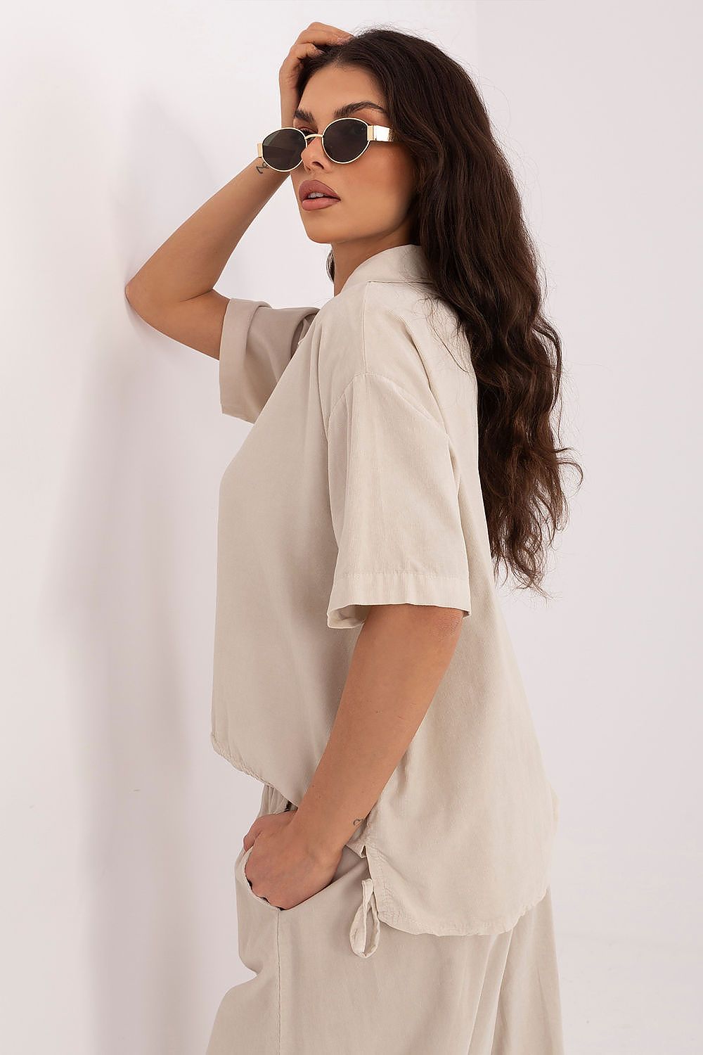  Overhemd met korte mouwen model 226019 Italy Moda 