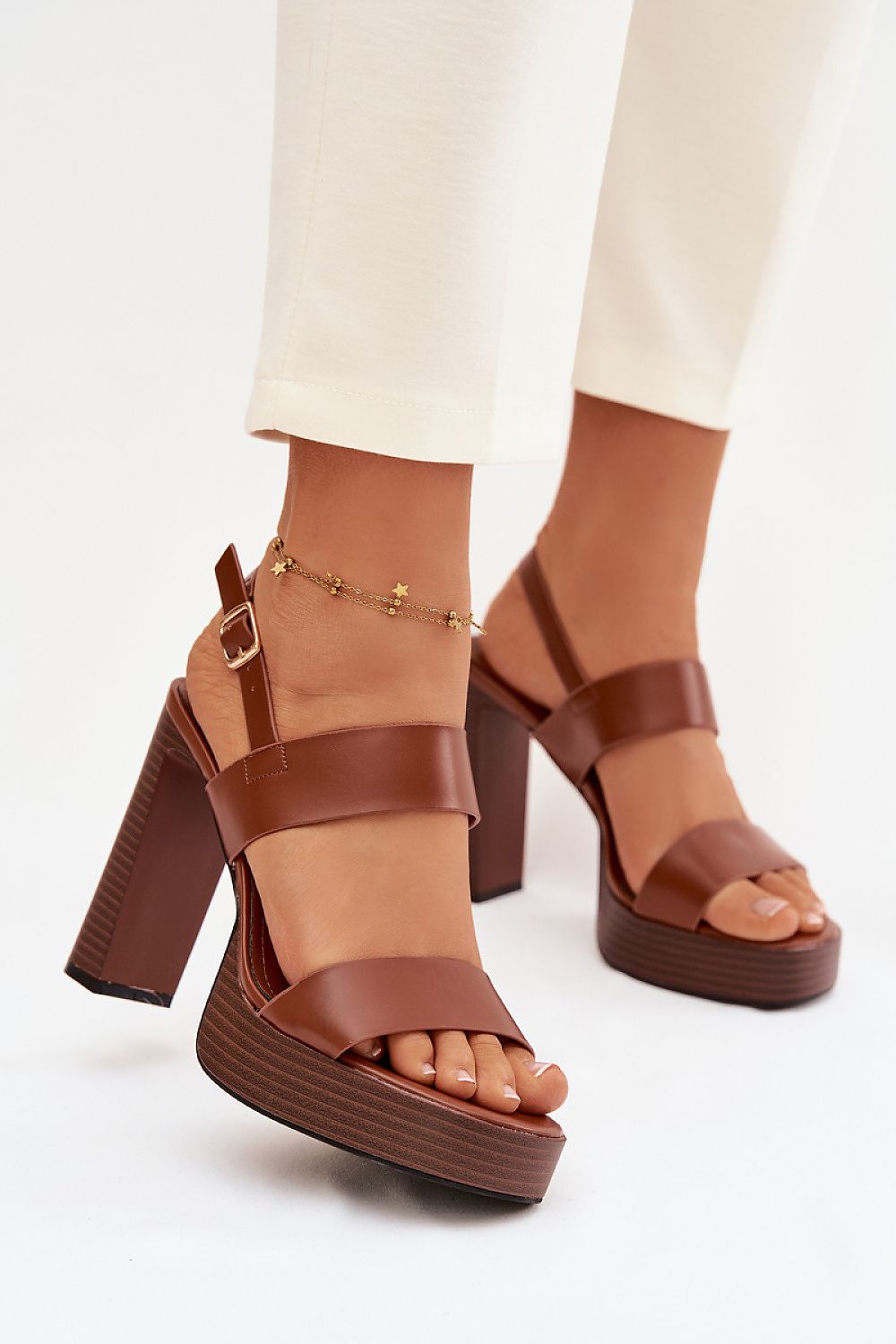  sandalen op hak model 226114 Step in style 