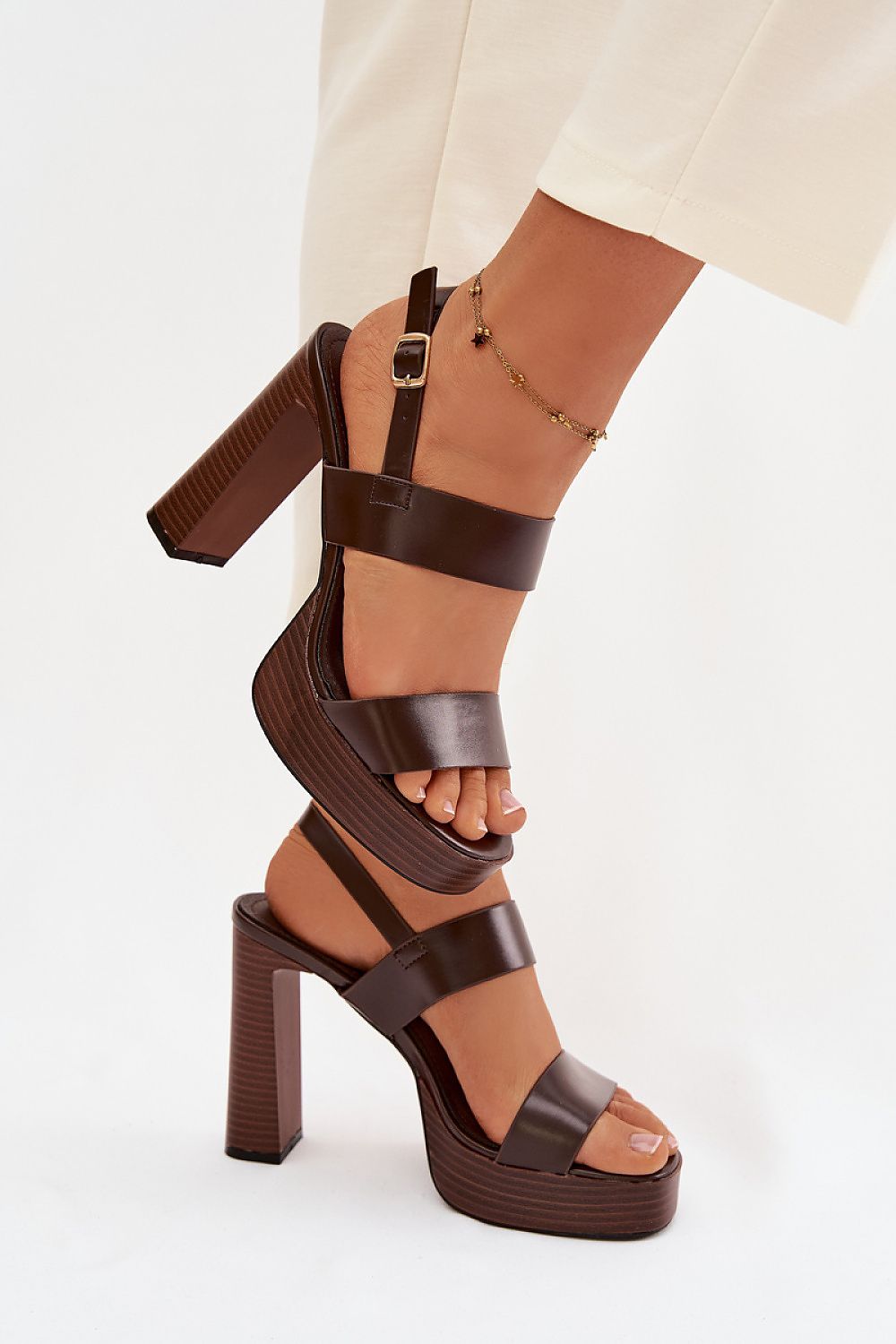  sandalen op hak model 226115 Step in style 