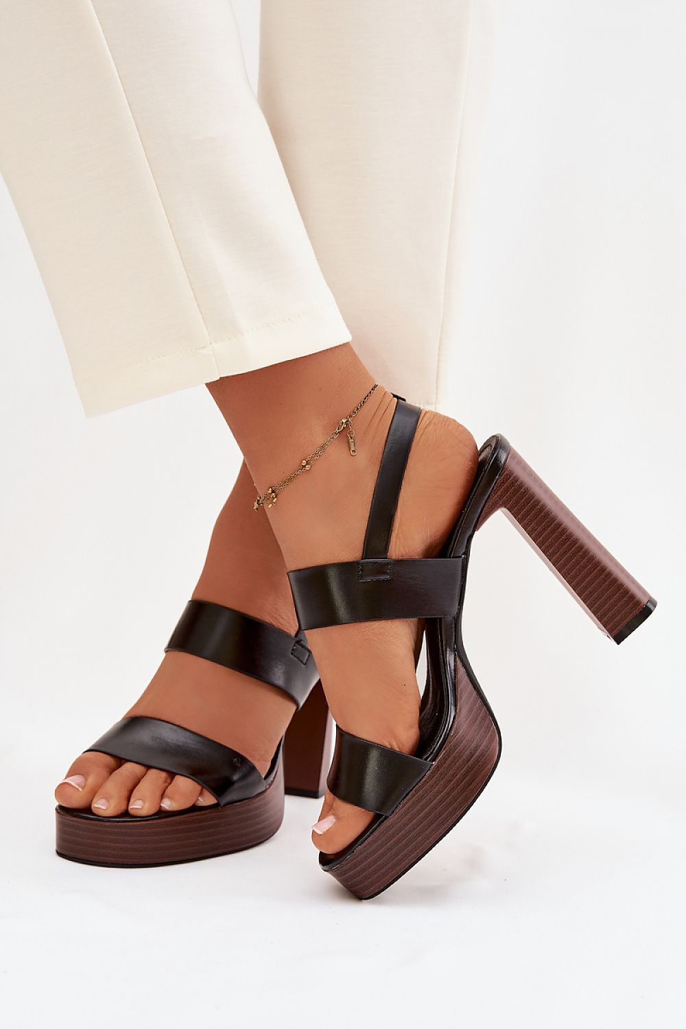  sandalen op hak model 226116 Step in style 