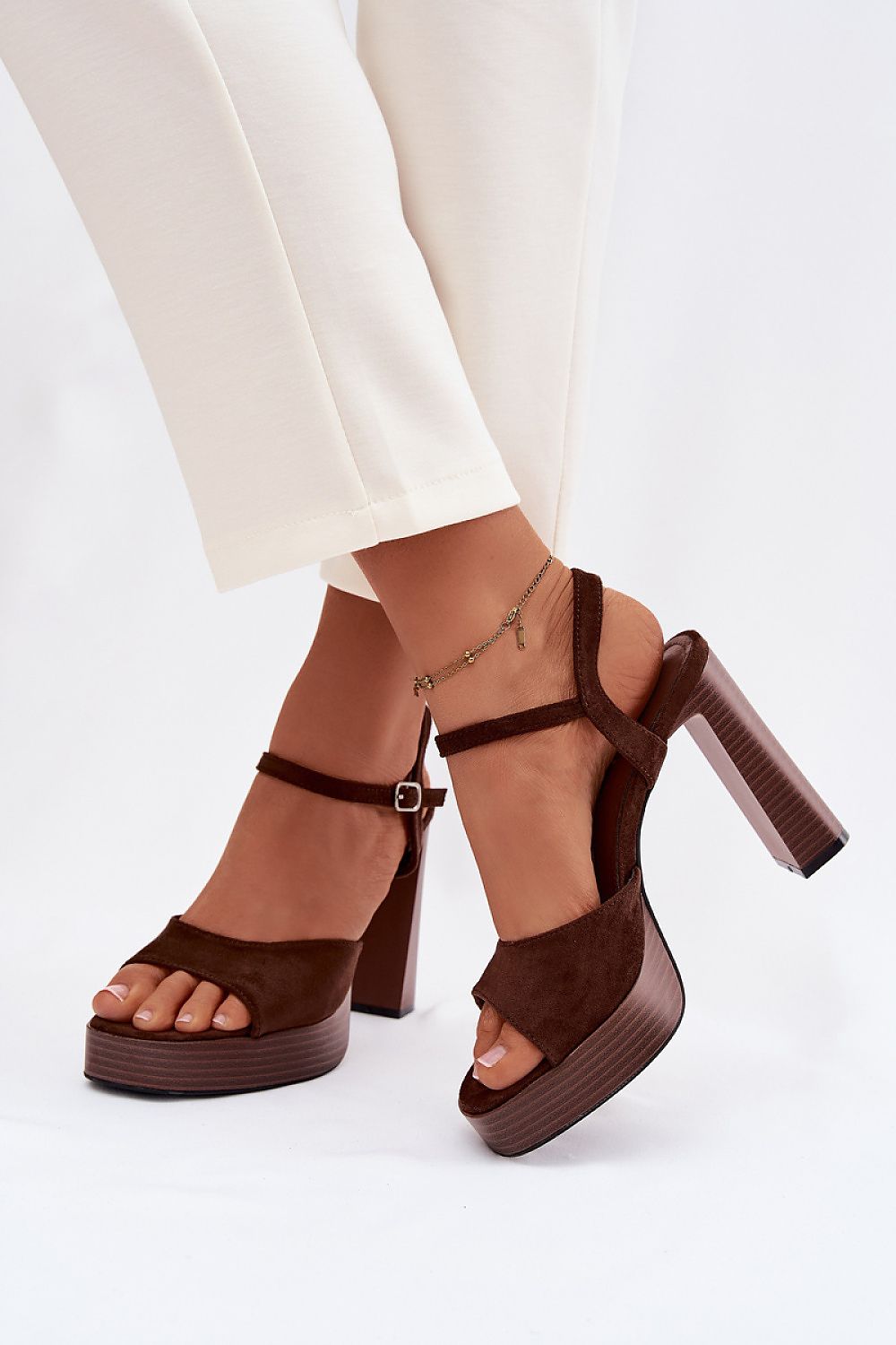  sandalen op hak model 226119 Step in style 