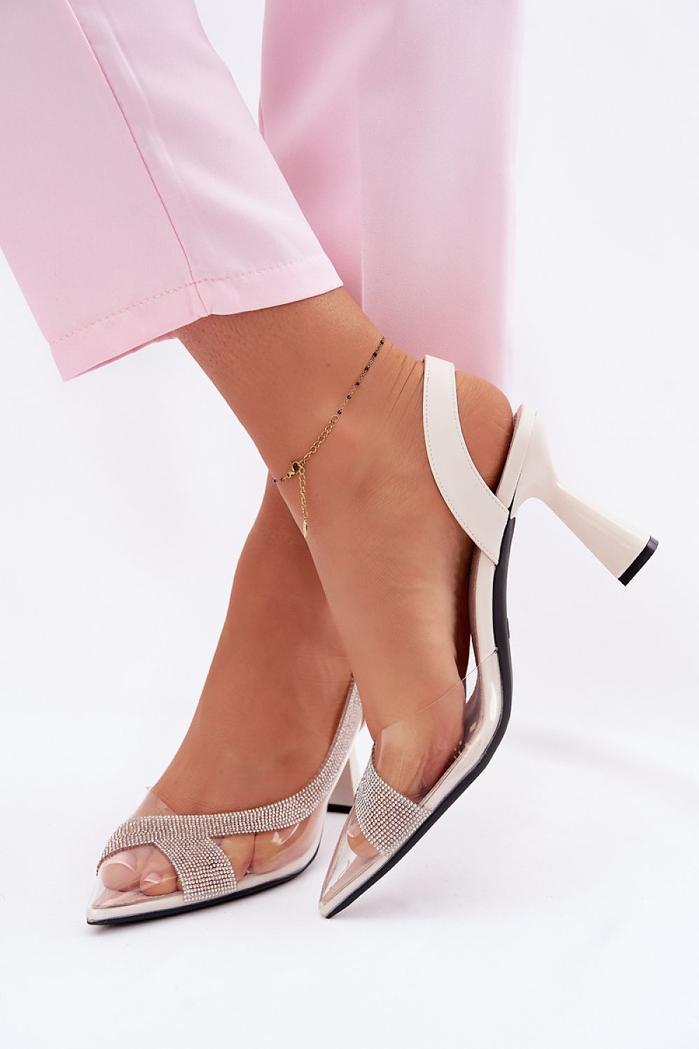  sandalen op hak model 226503 Step in style 