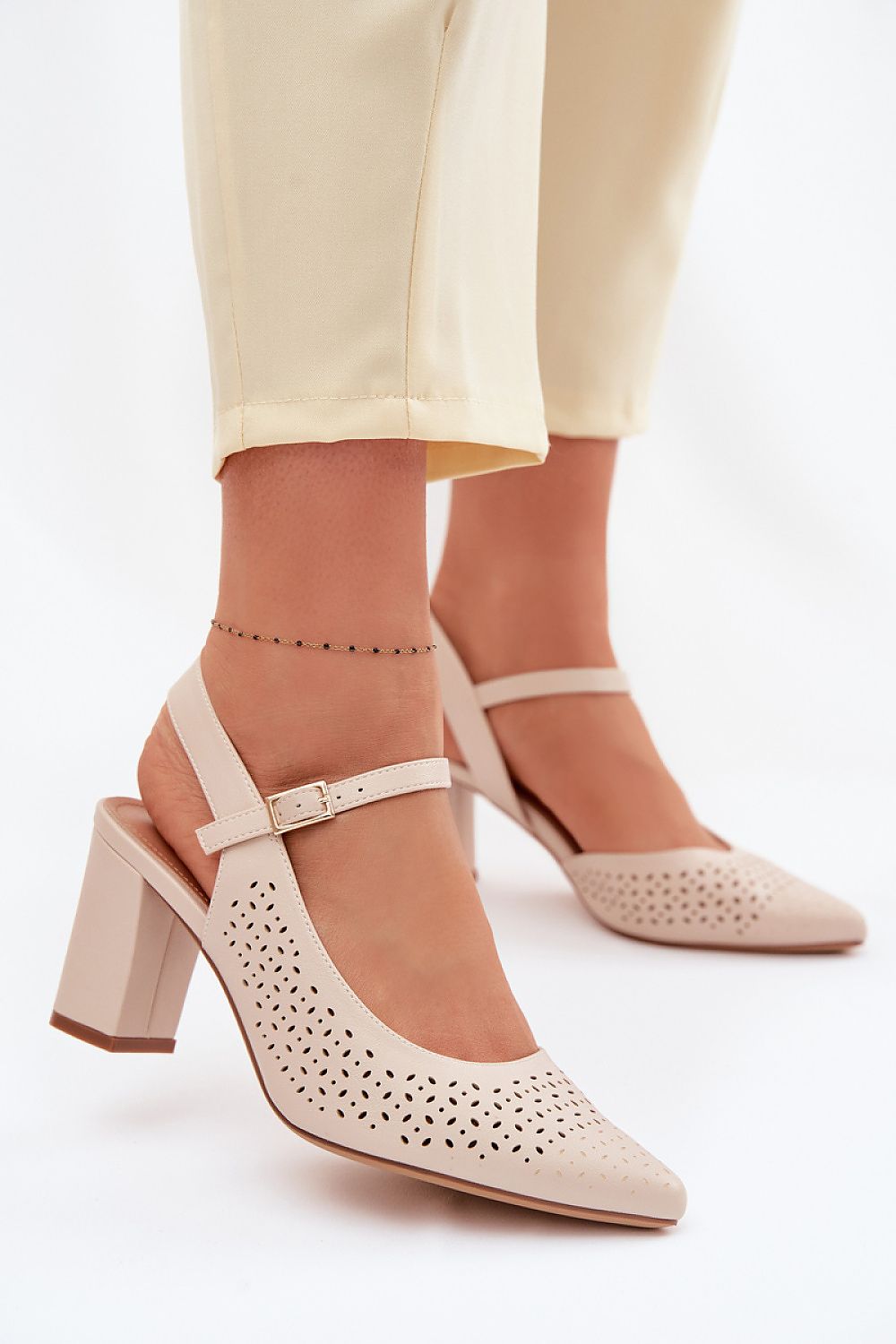  sandalen op hak model 226504 Step in style 