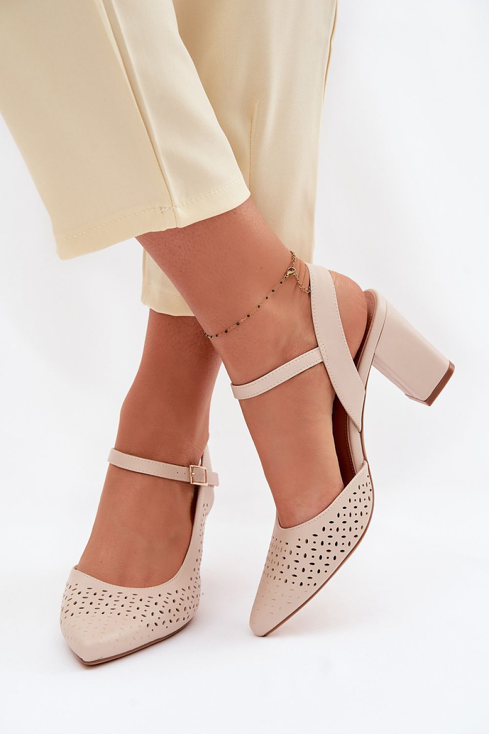  sandalen op hak model 226504 Step in style 