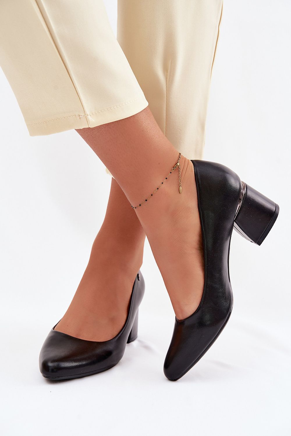  Pumps met dikke hak model 226544 Step in style 