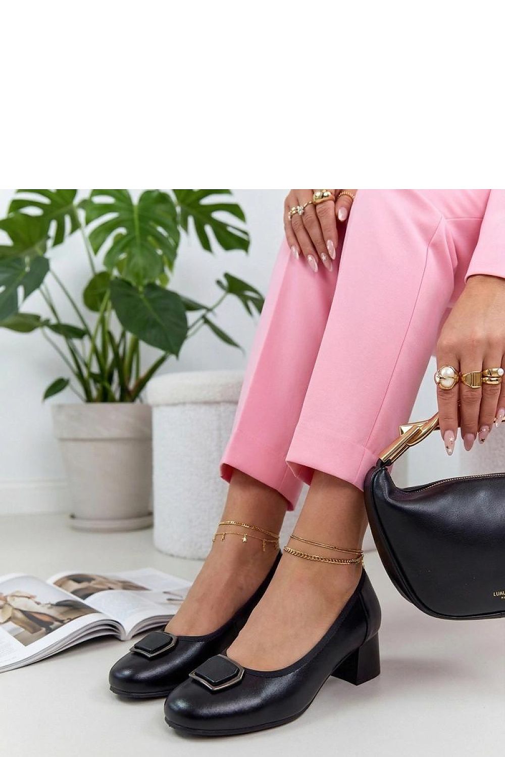  Pumps met dikke hak model 226553 Solea 