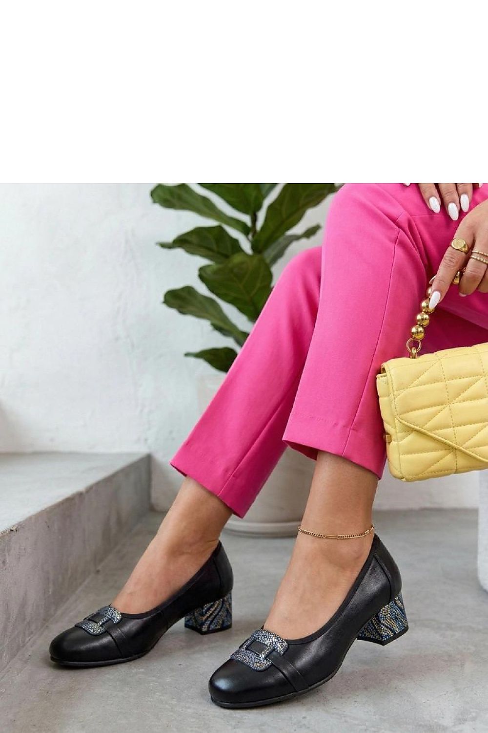  Pumps met dikke hak model 226555 Solea 
