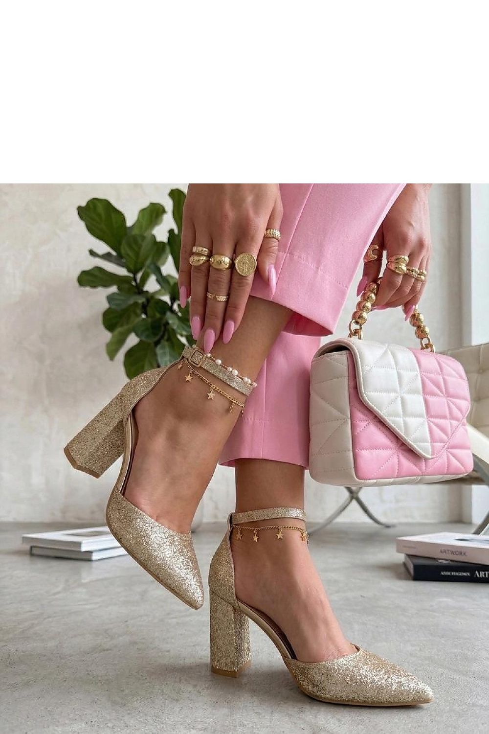  Pumps met dikke hak model 226566 Solea 