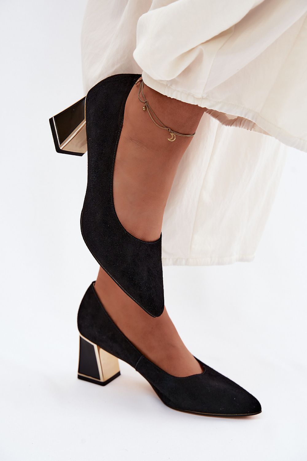  Pumps met dikke hak model 227168 Step in style 