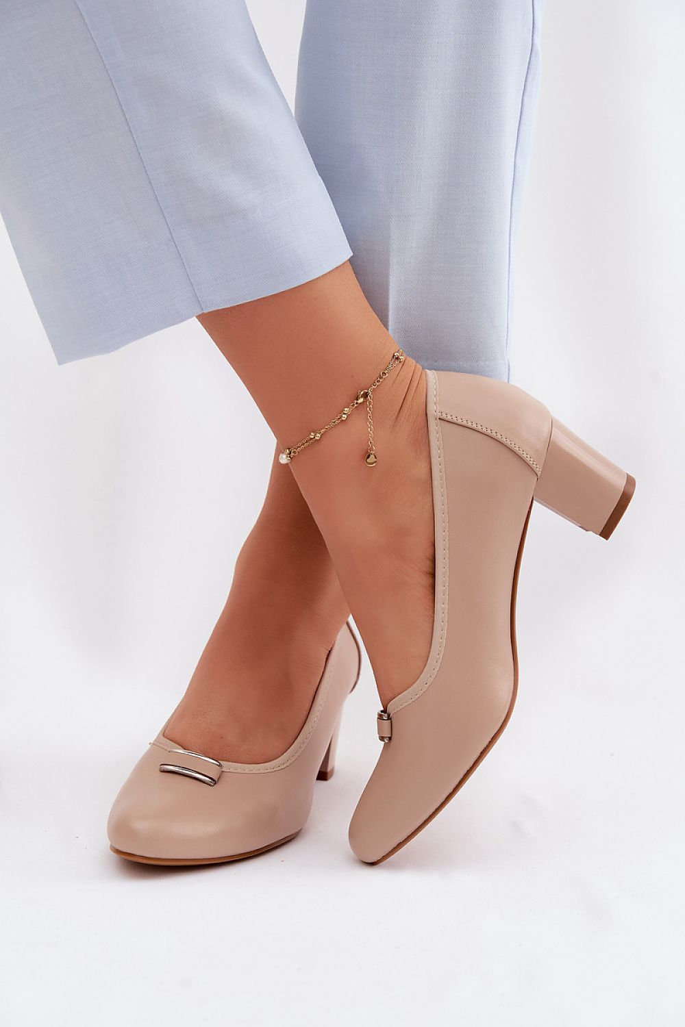  Pumps met dikke hak model 227173 Step in style 