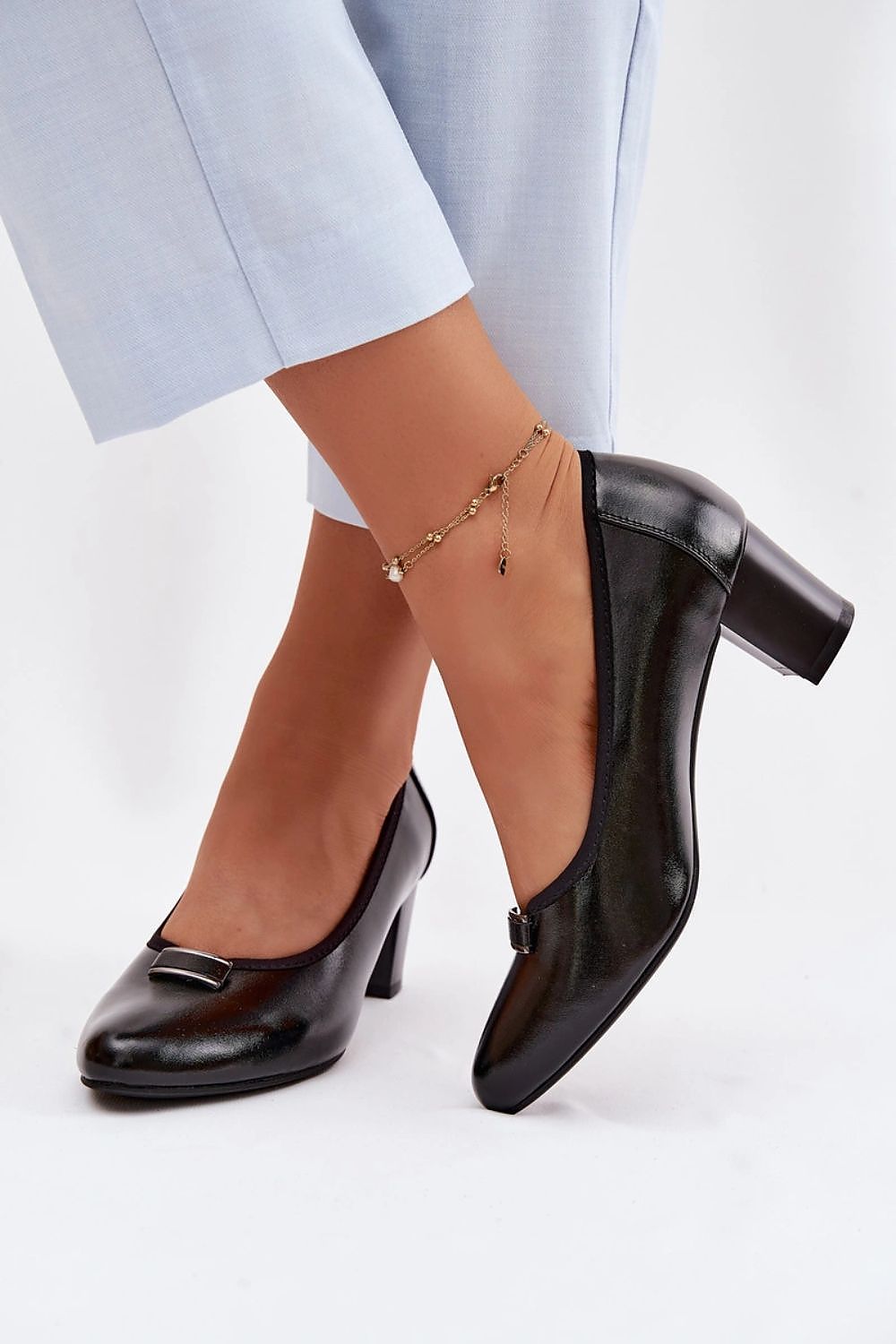  Pumps met dikke hak model 227171 Step in style 