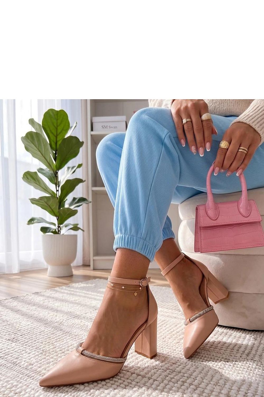  Pumps met dikke hak model 227733 Solea 